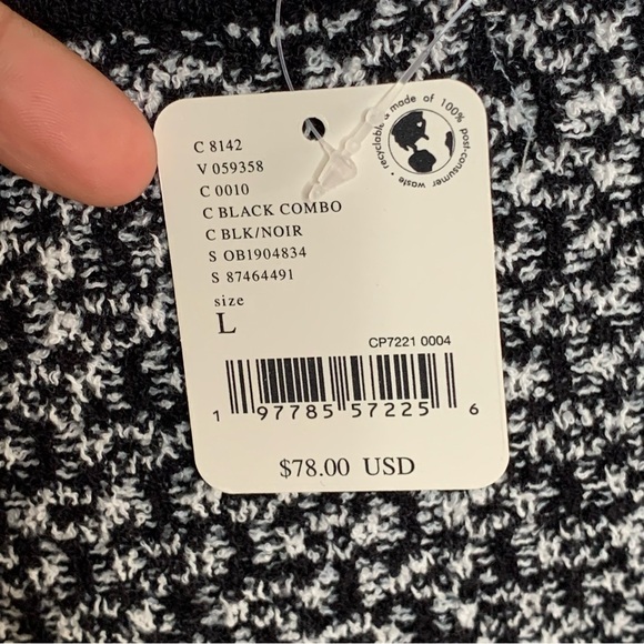 FREE PEOPLE Beach NWT Mindy Backless Midi Dress Women's Size Large Black Combo - Picture 9 of 12